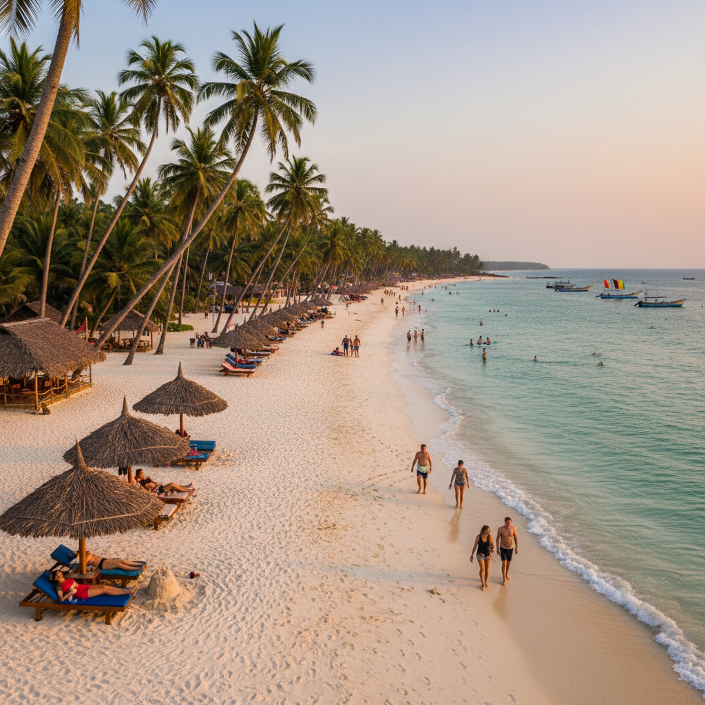 Goa beach India tropical paradise