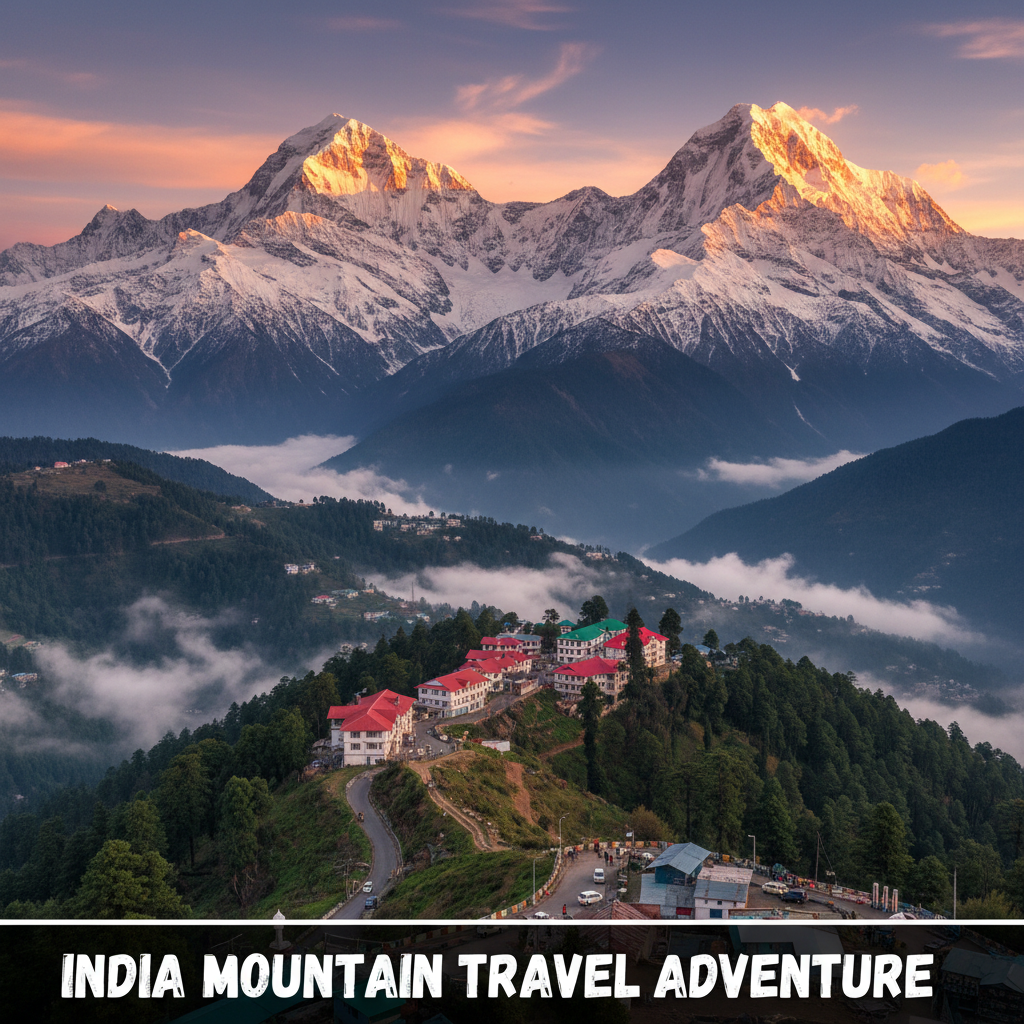 Himalayan mountains Shimla Manali travel