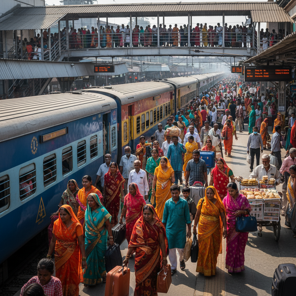 India public transport train travel